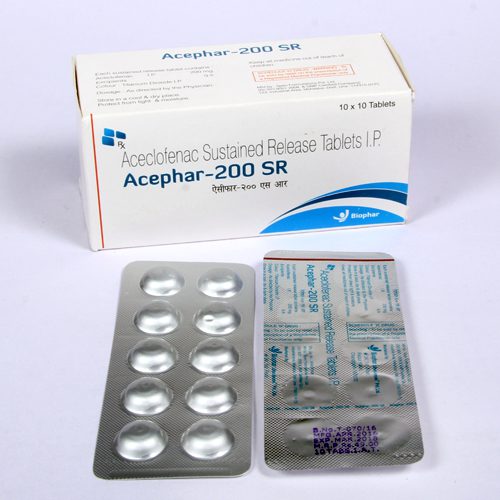 Aceclofenac Sustained Release 200 mg. Tablets I.P