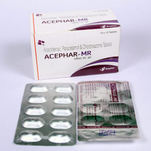 Aceclofenac 100 mg + Paracetamol 325 mg + Chlorzoxazone 250 mg (Alu – Alu)