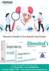 dienogest 2 mg tablet manufacturer in India