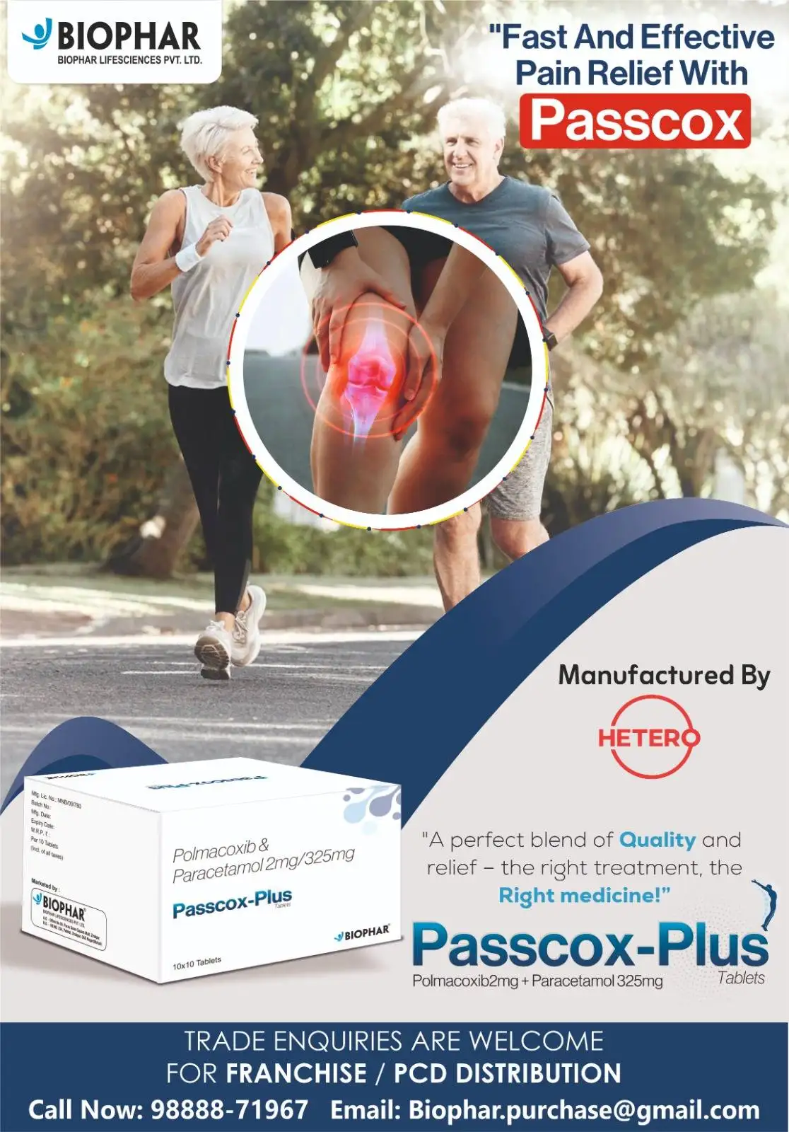 Polmacoxib 2mg and Paracetamol 325mg Tablets - Power-Packed Pain