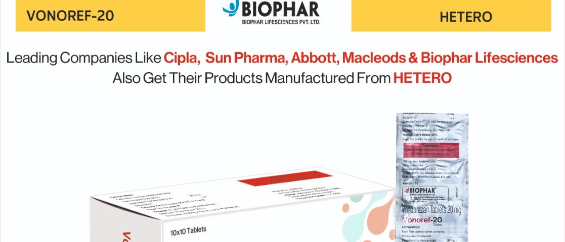10 best vonoprazan 20 mg tablets manufacturing by hete