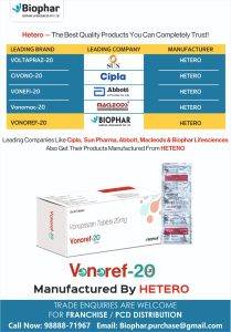 10 best vonoprazan 20 mg tablets manufacturing by hete