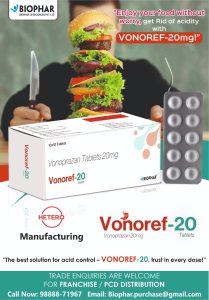 trusted Vonoprazan 20mg manufacturers in India