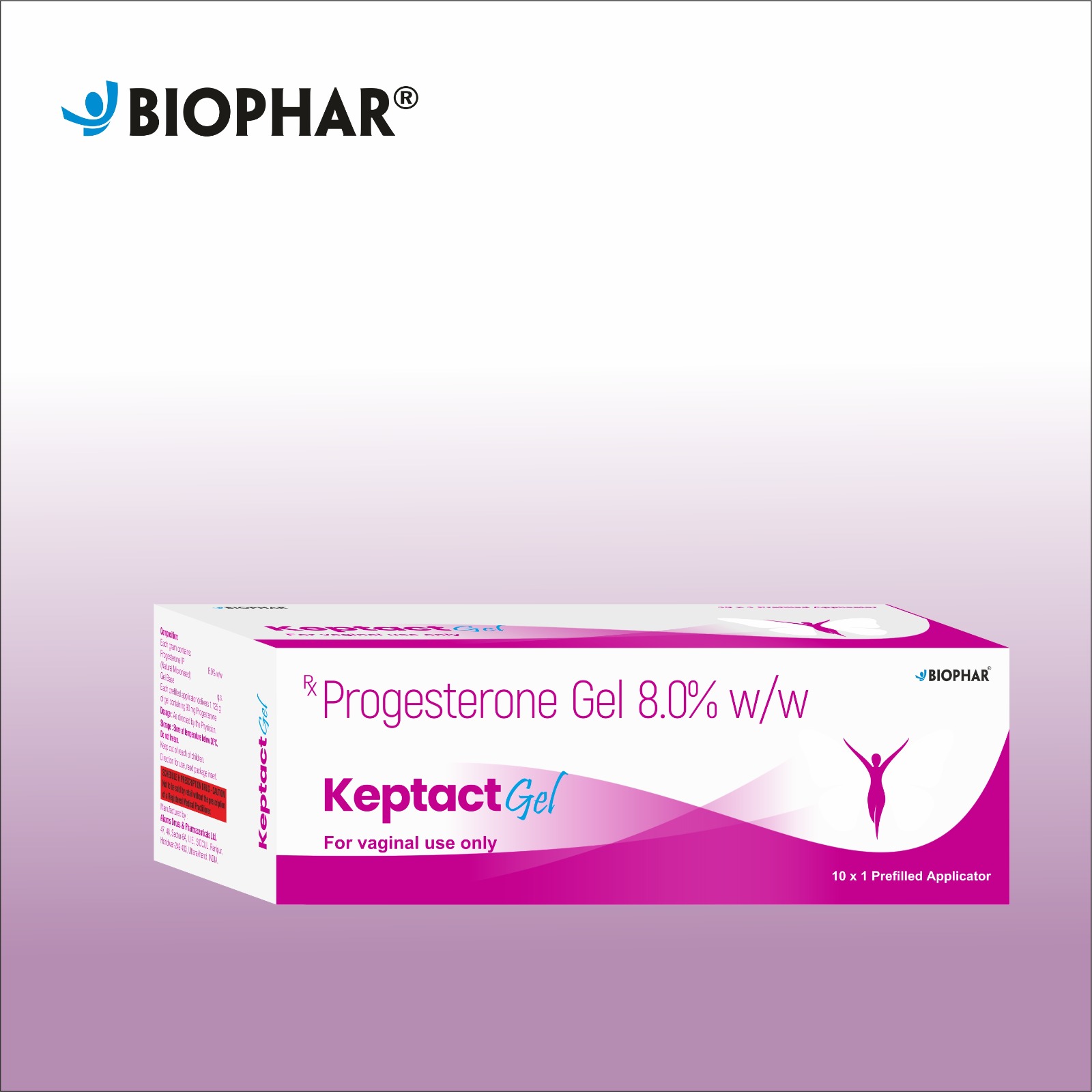 Keptact Gel – Progesterone Gel 8.0% w/w