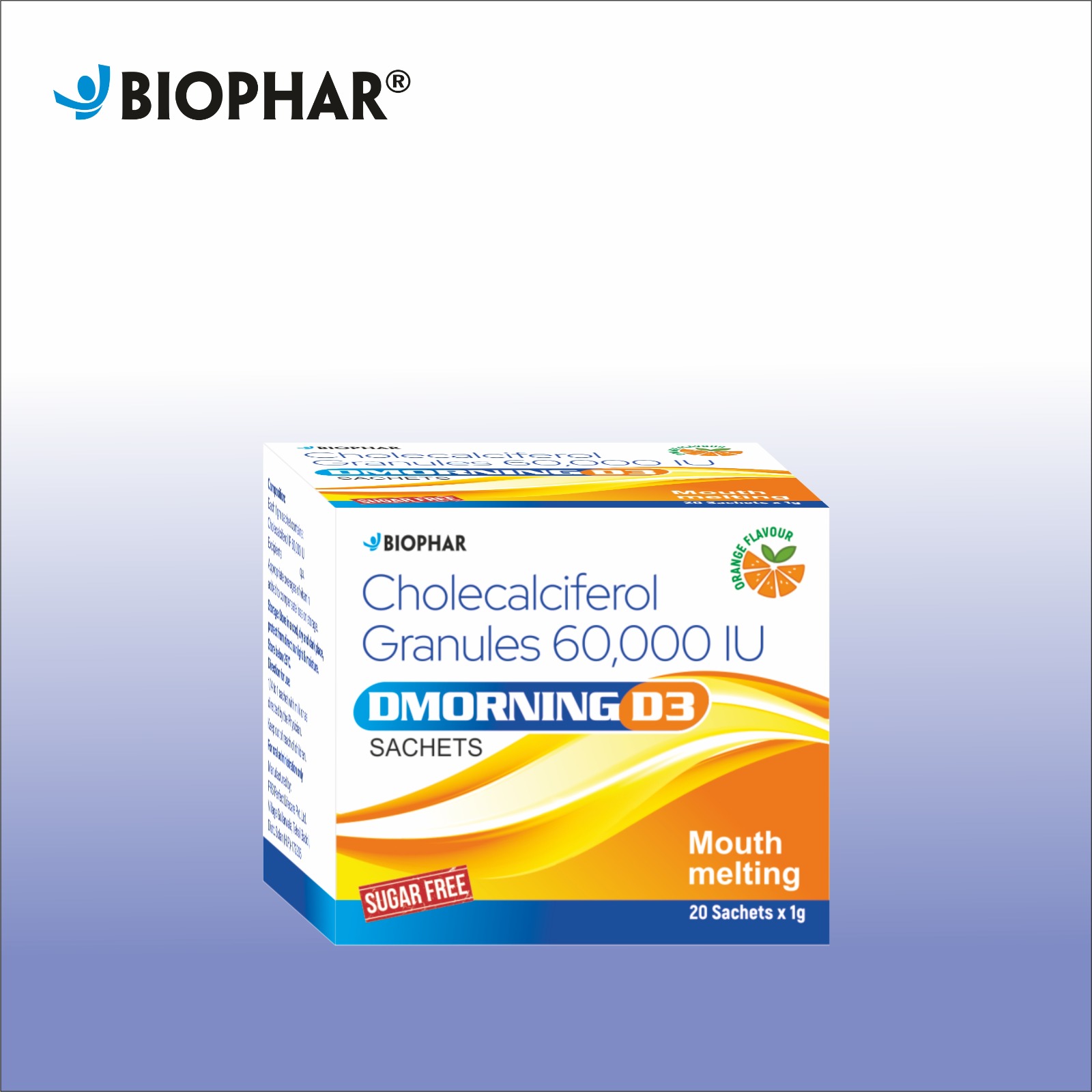 BIOPHAR Cholecalciferol Granules 60,000 IU (DMORNING D3)