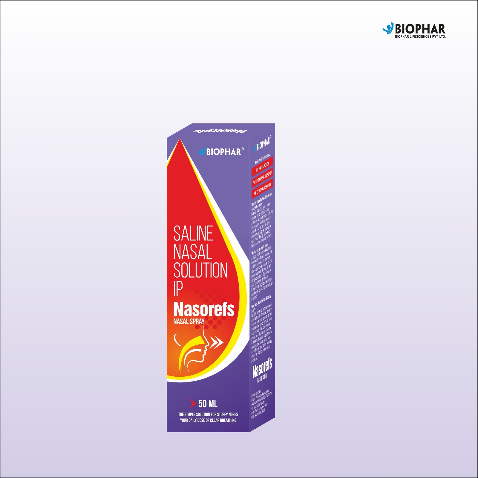NASOREFS Saline Nasal Spray