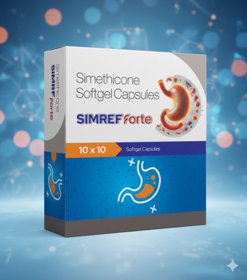 SIMREF Forte Capsules – Simethicone Softgel Capsules