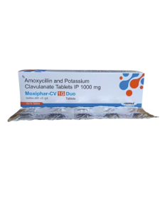 Amoxicillin and Potassium Clavulanate Tablets IP 1000 MG