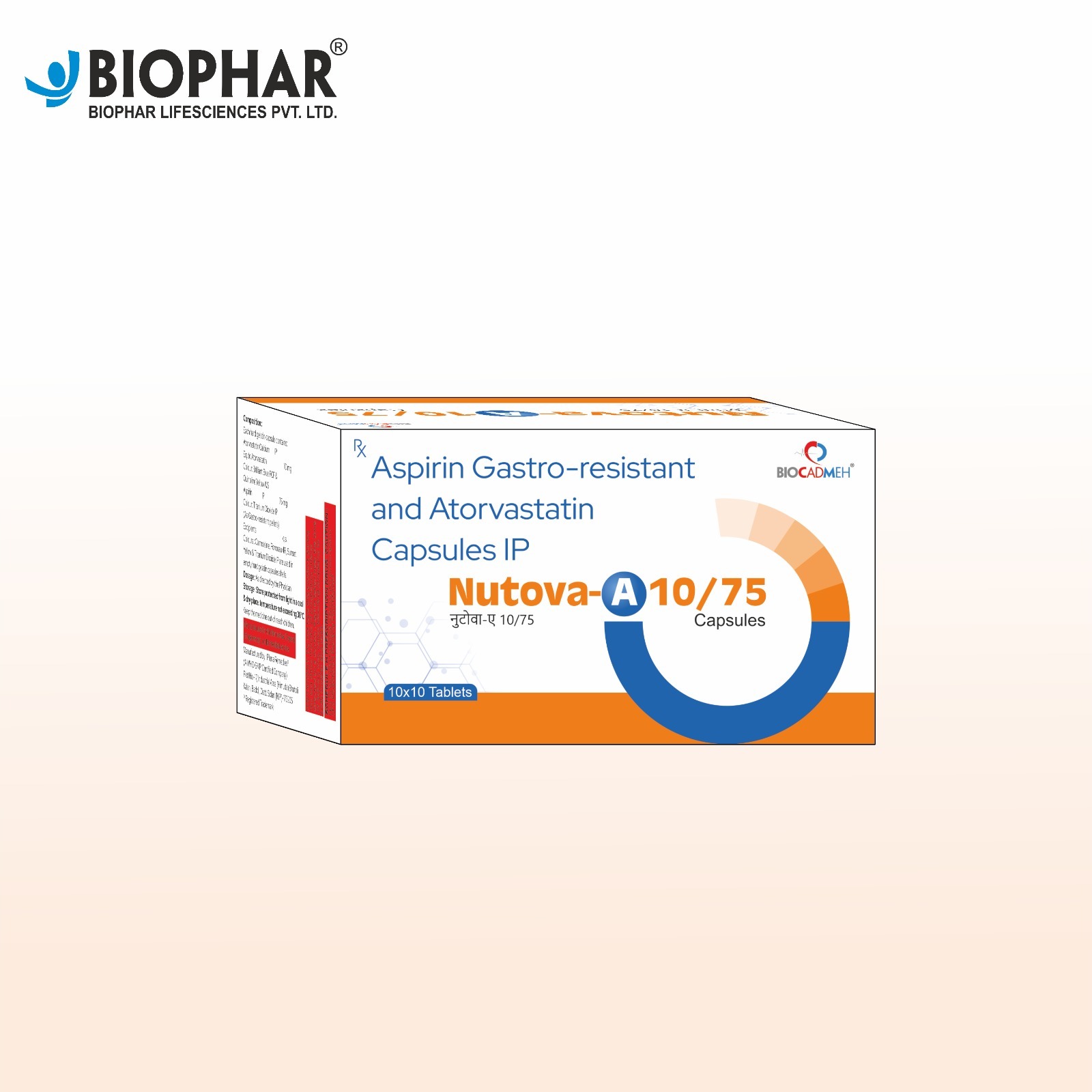 Nutova-A 10/75 Capsules