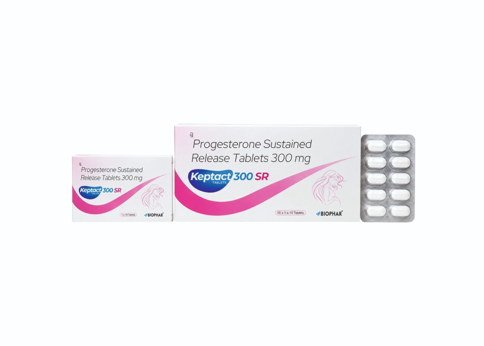 Keptact 300 SR - Progesterone Sustained Release Tablets 300mg