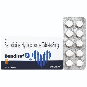Bendiref 8 - Benidipine Hydrochloride 8mg
