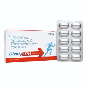 Dixer TH4 Diclofenac Potassium 50mg Thiocolchicoside 4mg