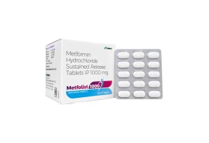 Metformin Hydrochloride Sustained Release Tablets IP 1000mg