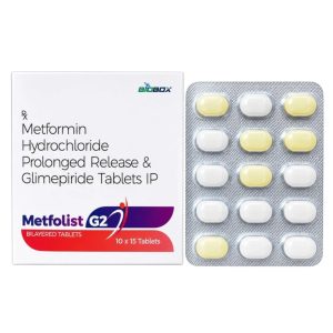 Metfolist G2 Glimepiride 2mg Metformin 500mg