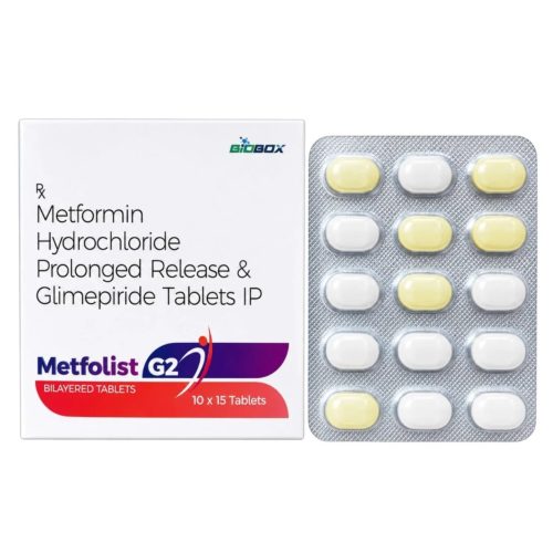 Metfolist G2 Glimepiride 2mg Metformin 500mg