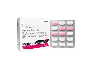 Metfolist G3 850 Metformin Hydrochloride 850mg Glimepiride 3mg