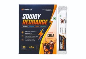 Squigy Recharge Cola Flavour - Health Supplement/ Energy Drink (Cola Flavour)
