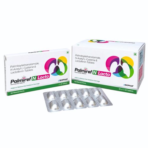 Palmitoylethanolamide NAC Lactoferrin