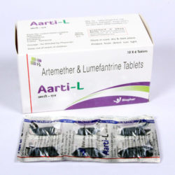 AARTI-L TAB = Artemether 80+ Lumefantrine 480 (Tablets) 10x6 Blister (ANTI-MALARIAL)