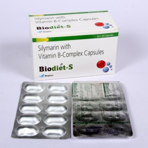 BIODIET-S =Essential Vitamins  Vitamin B1 5mg Vitamin B2 5mg Vitamin B6 3mg  Vitamin B12   1mcg Niacinamide 50mg Calcium D-Pantothenate 10mg (Capsules) 10x10 Alu-Alu (NUTRACEUTICALS)