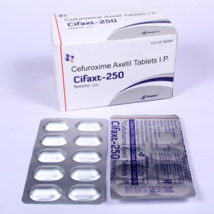 CIFAXT-250=Cefuroxime 250 Axetil (Tablets) 10x10 Alu-Alu (ANTI-BIOTIC)