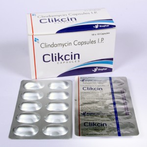 CLIKCIN = Clindamycin 300mg  (Capsules) 10x10 Alu-Alu (ANTI-BIOTIC)