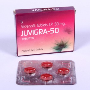 JUVIGRA-50 = Sildenafil 50 mg (Tablets) 1x4 Blister (VASODILATOR)1