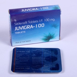 JUVIGRA 100 = Sildenafil 100 mg (Tablets) 1x4 Blister (VASODILATOR)