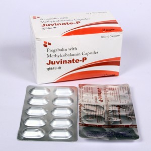 JUVINATE-P=Pregabalin 75mg. + Methylcobalamin 750mcg.(Capsules) 10x10 Alu-Alu (NEUROLOGY)