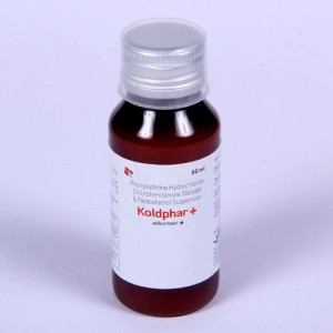 KOLDPHAR-Plus  = Phenylephrine HCL 5mg + CPM 2mg + Paracetamol 250mg (60ml Bottle Suspension (anti-allergic)