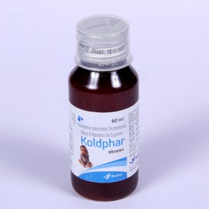 KOLDPHAR = Phenylephrine HCL 2.5mg + CPM 1mg + Paracetamol 125mg (60ml Bottle Suspension (anti-allergic)
