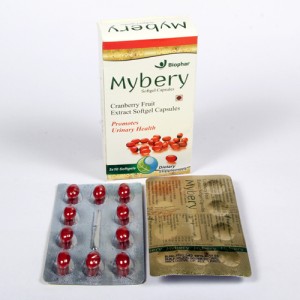 MYBERY=Cranberry Fruit Extract Softgel Capsules 425 mg.(Softgel Capsules) 3x10 Blister(NUTRACEUTICALS)