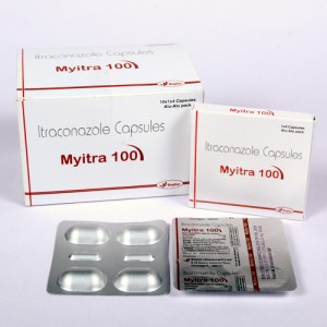 MYITRA 100=Itraconazole 200mg (Capsules) 10x1x4 Blister (ANTI-BIOTICS)