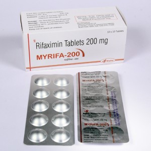 MYRIFA-200 = Rifaximin 200 mg (Tablets) 10x10 Alu-Alu (ANTI-BIOTIC )