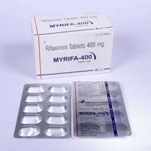 MYRIFA-400 = Rifaximin 400mg (Tablets) 10x10 Alu-Alu (ANTI-BIOTIC)
