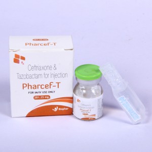 PHARCEF-T 285.25=Ceftriaxone 250mg + Tazobactam 31.25mg (1’s with dw) ampoule (anti-biotic)