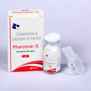 PHARZONE-S 1GM=Cefoperazone Sodium 500mg + Sulbactam 500mg (1’s with dw)ampoule (anti-biotic)