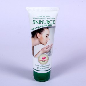 SKINURGE =NEEM & ALOEVERA FACEWASH (50+10 gm Facewash Tube) (anti-infective)