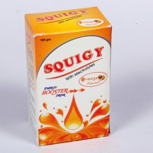 SQUIGY POWDER=Energy Powder Dextrose with Electrolyate (105 GM Powder Sachets )(Nutraceuticals)