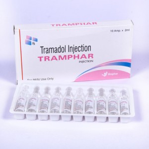 TRAMPHAR =Tramadol Hydrochloride 100mg (10x2 ML WITH TRAY) vail (analgesic)